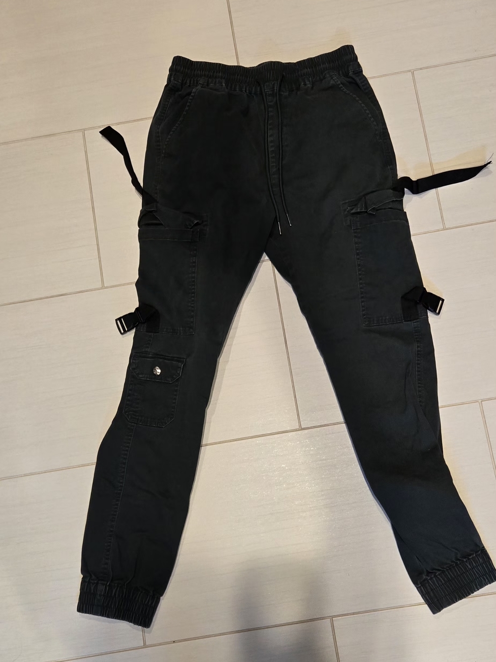 Forever 21 Men Gree  Elastic Waist Pants